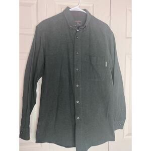 Woolrich Men's Button-Down Long Sleeve Olive Heather Size XL